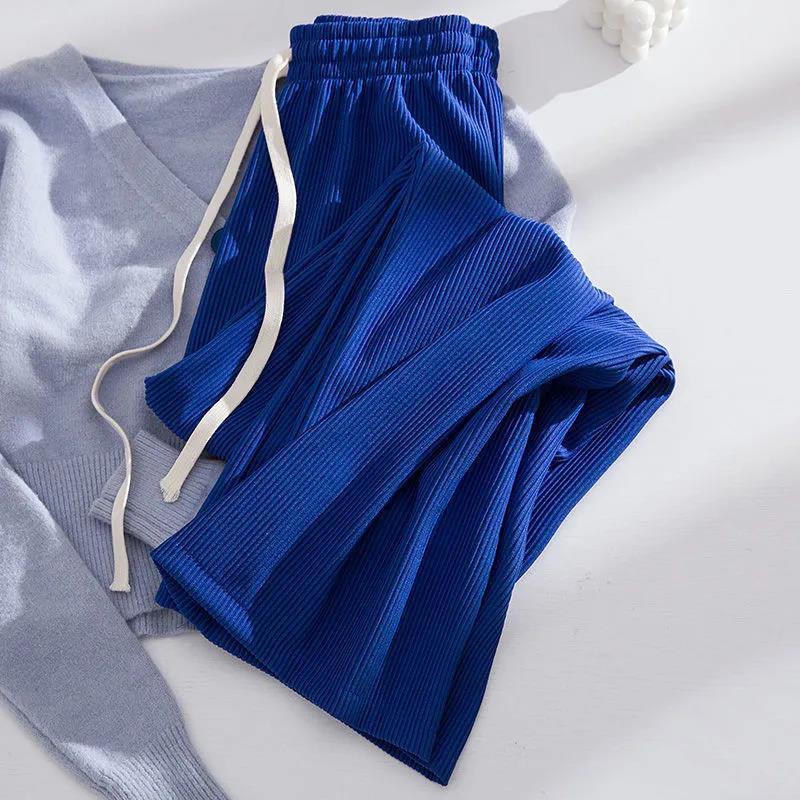 COZOKC Quần Thể Thao Lưng Cao Ống Rộng Thời Trang Năng Động