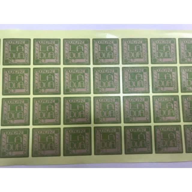 Tem nhân bánh trung thu - tem vuông - 40 tem