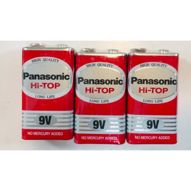 Pin vuông Panasonic 9V cho micro không dây - Pin 9V Panasonic