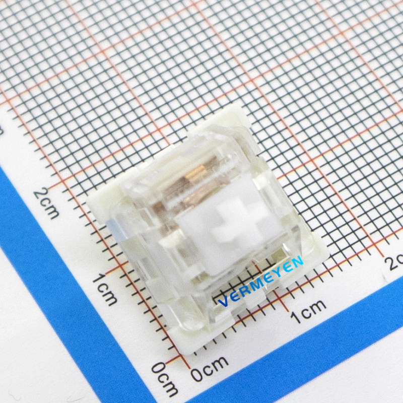 Outemu Switch Công Tắc Tactile Trắng Đen Không Gây Tiếng Ồn