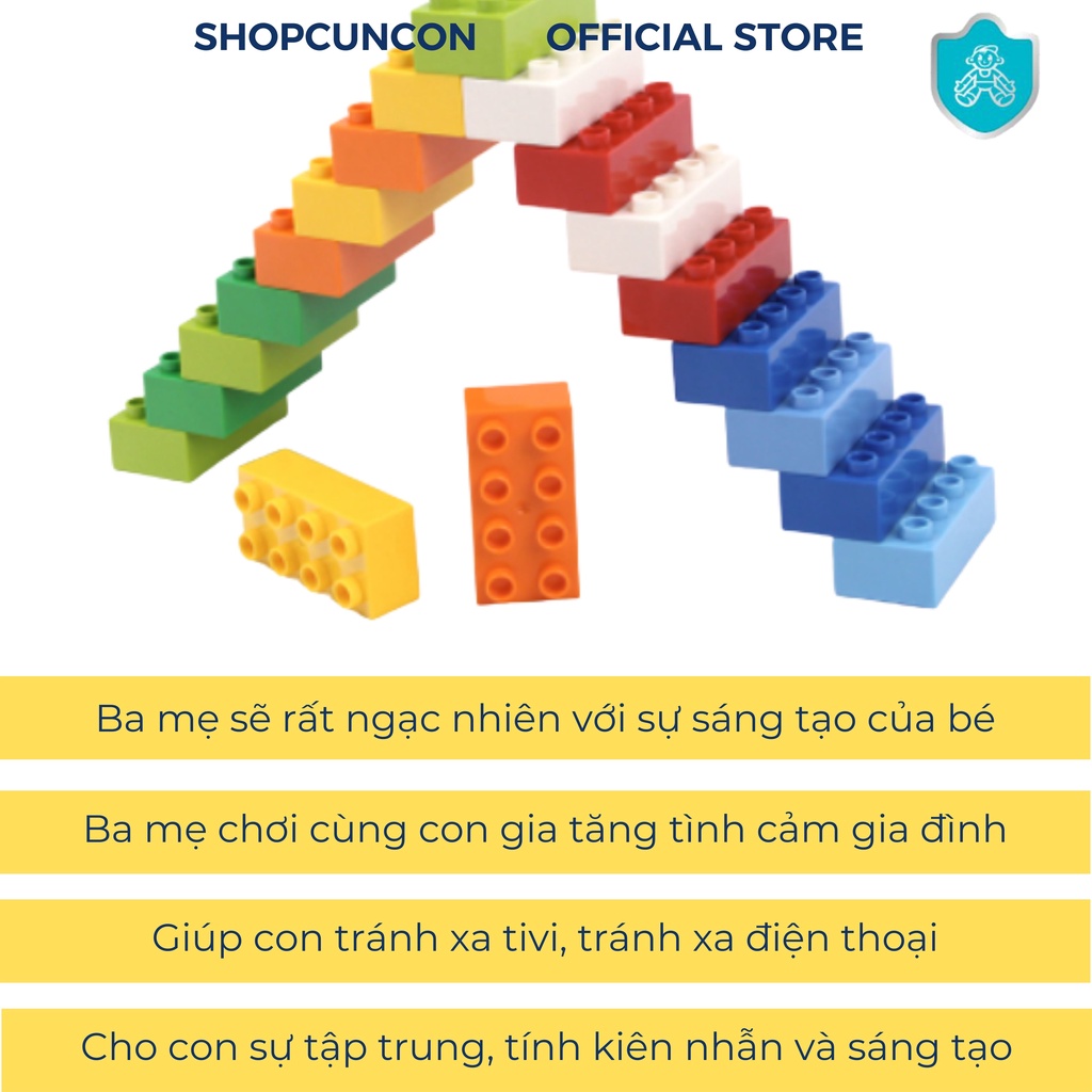 Đồ chơi lắp ghép Lego cho bé Đồ chơi xếp hình lắp ráp sáng tạo Sản xuất tại Việt Nam