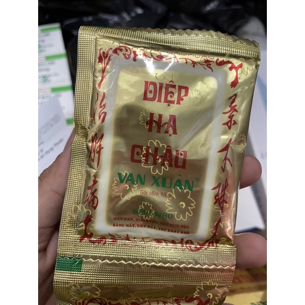 TRÀ DIỆP HẠ CHÂU VẠN XUÂN MÁT GAN, GIẢI ĐỘC