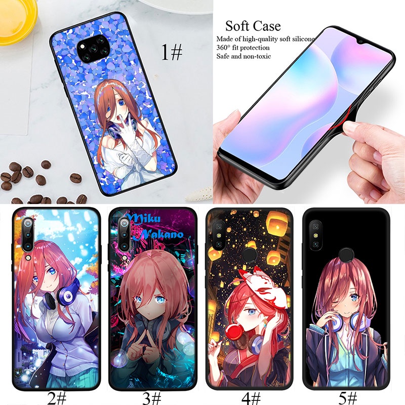 Ốp Điện Thoại Họa Tiết Hoạt Hình Hatsune Miku Dễ Thương Cho Xiaomi Redmi Note 8 7 Pro 9A 8A 8T S2 YE60