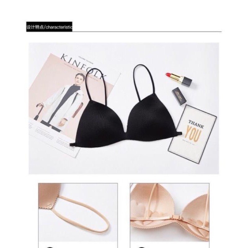 Áo Bra Đúc su Cài Sau Siêu Mảnh Cực Xinh 818