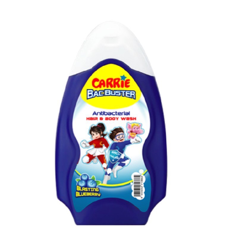 [Mã MKBBDCJ5 giảm 8% đơn 250k] Sữa Tắm Gội Sạch Khuẩn Carrie Junior BacBuster Hương Blueberry 280G