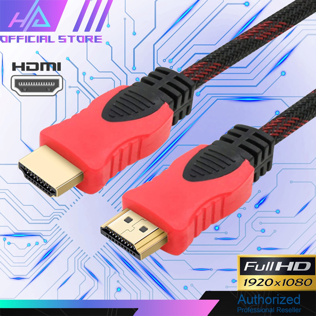 Dây HDMI chống nhiễu bọc dù 1.5m - HDMI To HDMI v1.4