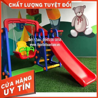 Cầu trượt xích đu con voi VS3