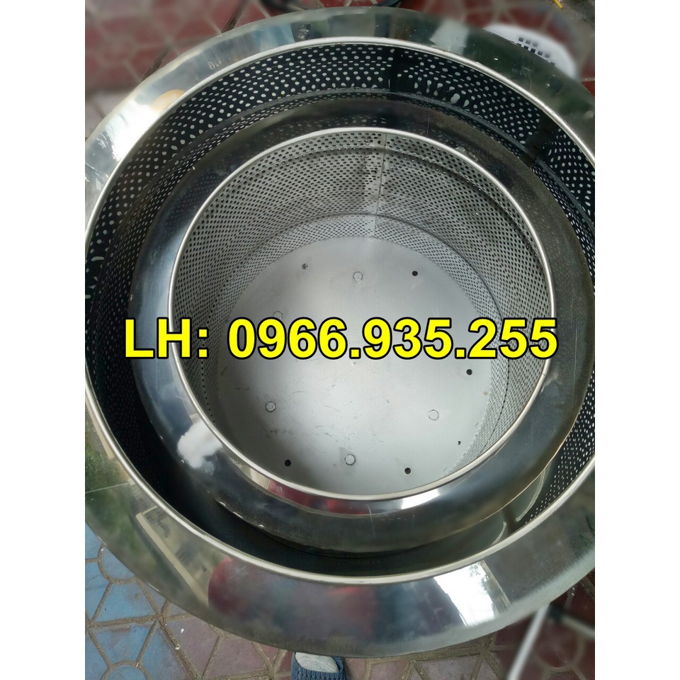 Máy vắt ly tâm 2 lồng inox vắt siêu kiệt các nguyên liệu