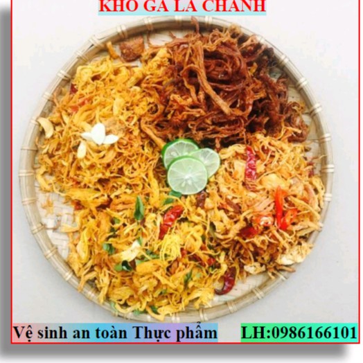 1KG KHÔ GÀ XÉ CAY LÁ CHANH NGON LOAI 1 CÓ GIẤY CHỨNG NHẬN ATVSTP | BigBuy360 - bigbuy360.vn