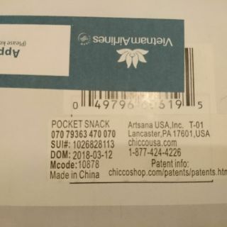 Ghế ăn dặm CHICCO POCKET SNACK