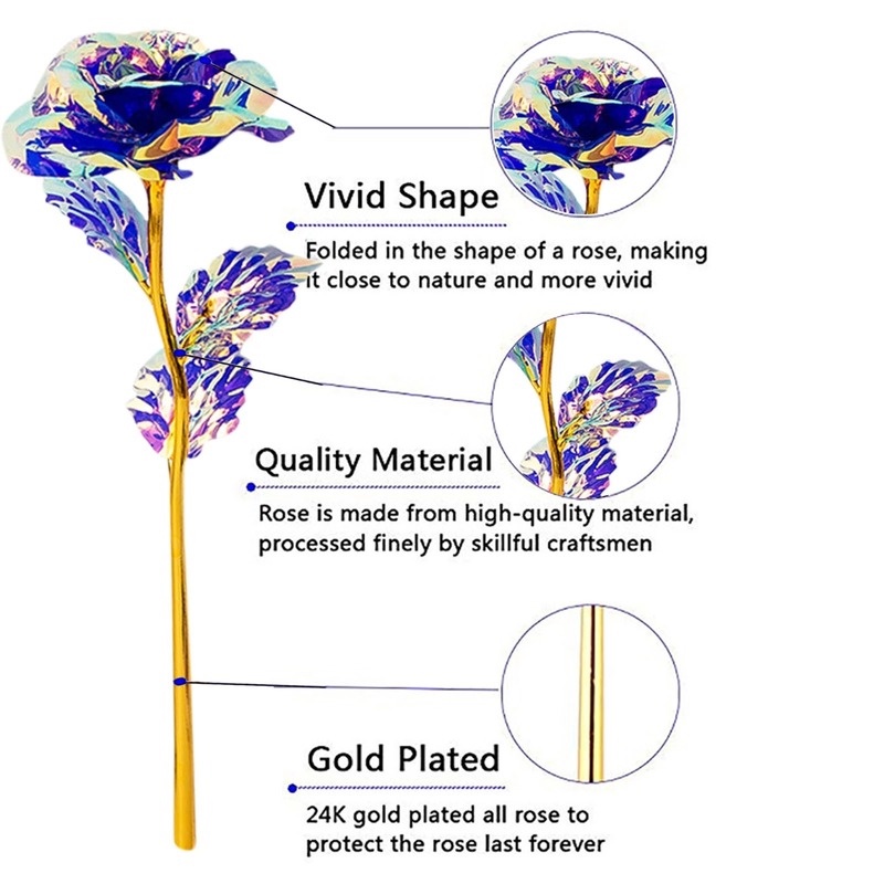 Hoa hồng nhân tạo nhiều màu sắc lãng mạn/ Đế hình chữ LOVE