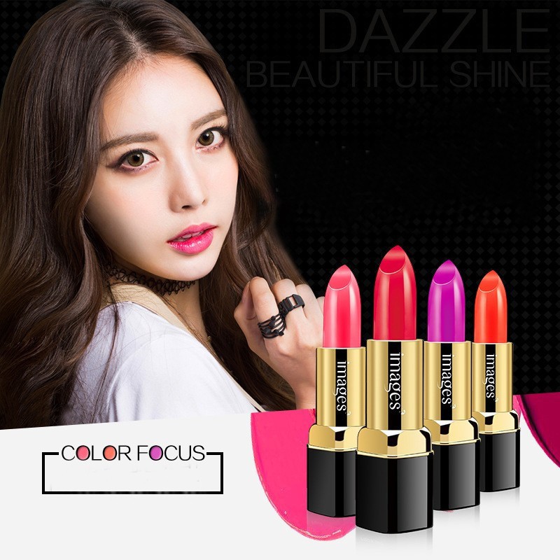 Son dưỡng môi IMAGES trang điểm siêu mịn - 4 tông màu tươi trẻ Dazzle Beautiful Shine ZD-S009 | BigBuy360 - bigbuy360.vn
