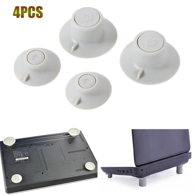 Bộ 4 Giá Đỡ Tản Nhiệt Chống Trượt Bằng PVC Cho Laptop/ Bàn Làm Việc