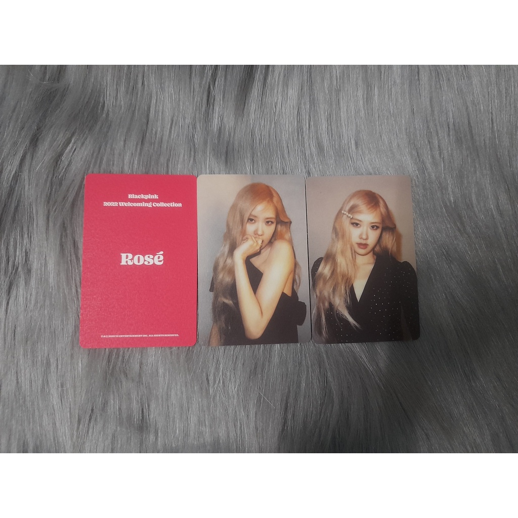 Bộ ảnh photocard BLACKPINK ROSÉ từ bộ Welcoming Collection 2022