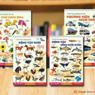 Bộ  tranh treo tường cho bé