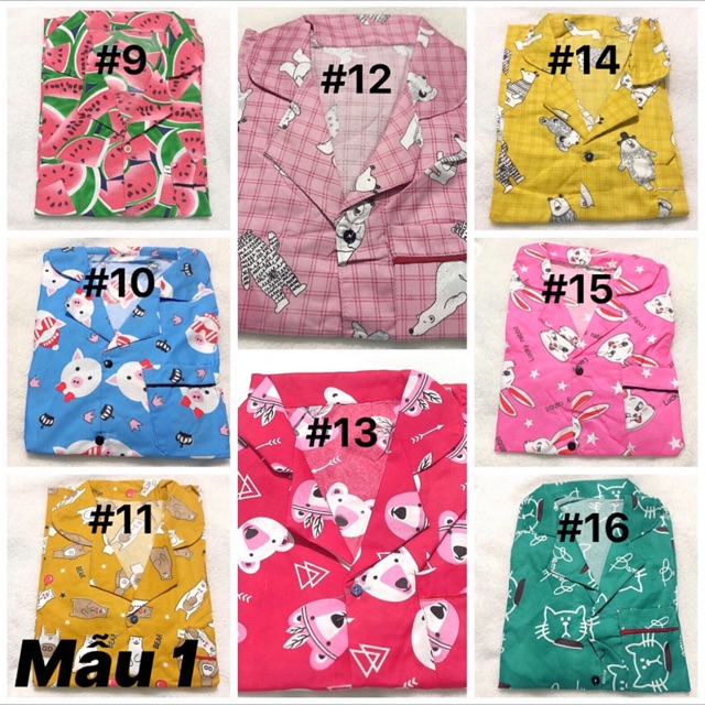[XÃ KHO] Bộ pijama kate thái ngắn tay quần đùi (ảnh thật) | BigBuy360 - bigbuy360.vn