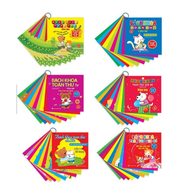 Sách - Combo Bách khoa toàn thư cho bé 6 cuốn