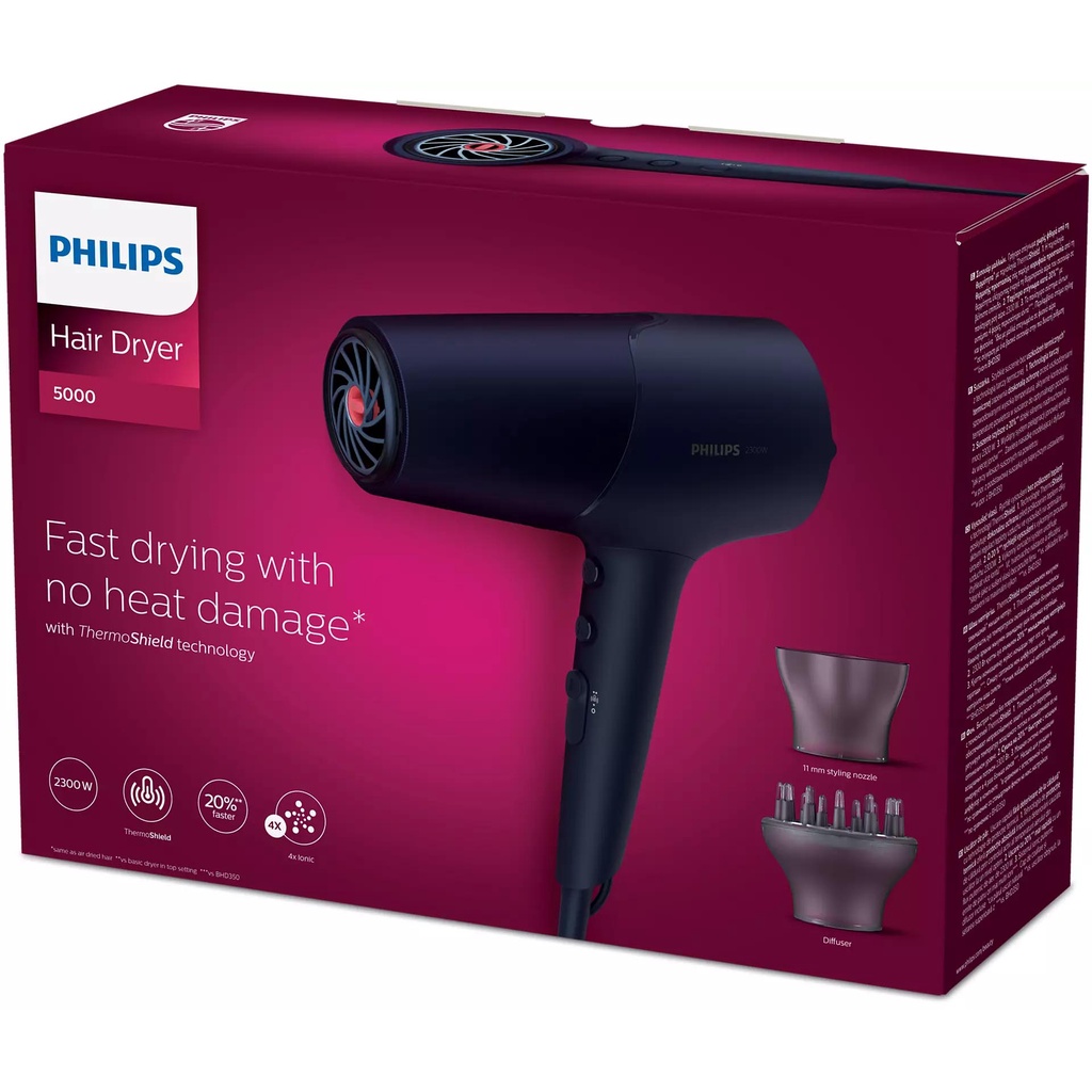 Máy sấy tóc tạo ion Philips HP8233 BHD510 - Hãng phân phối