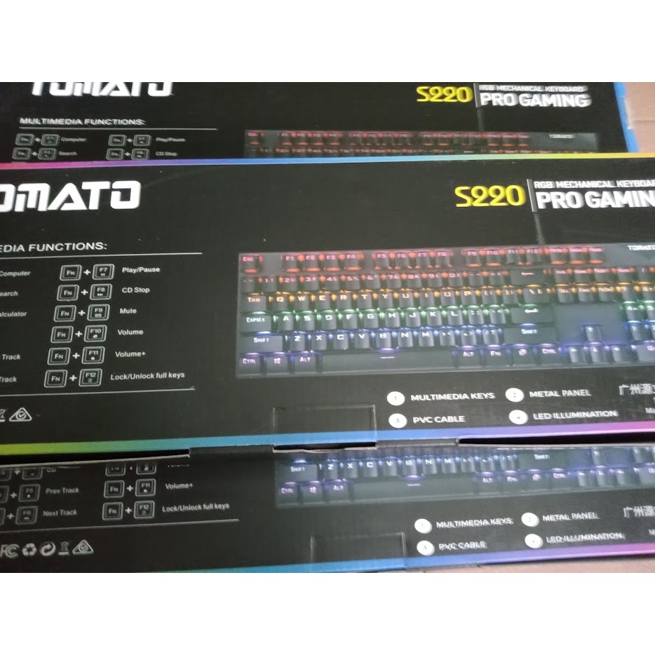 Giá siêu tốt  Bàn phím cơ Tomato S220 Blue Switch