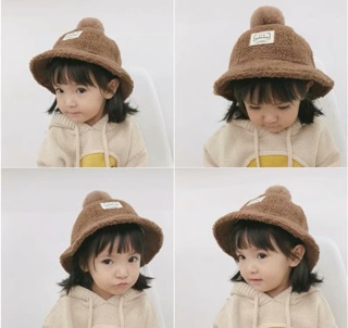 Mũ len lông cừu cho bé