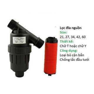 Lọc đĩa phi 27, phi 34 mm