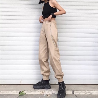 [ORDER] Quần jogger kèm dây xích