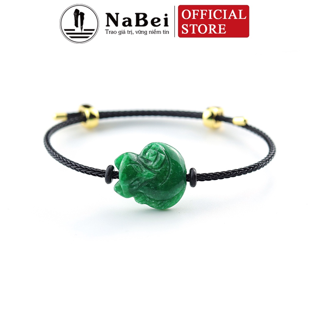 Vòng Tay Ngọc Tự Nhiên Điêu Khắc Hồ Ly Phù Hợp Mệnh Kim, Thủy, Mộc, Hỏa, Thổ NB77 - Phong Thuỷ NaBei Store