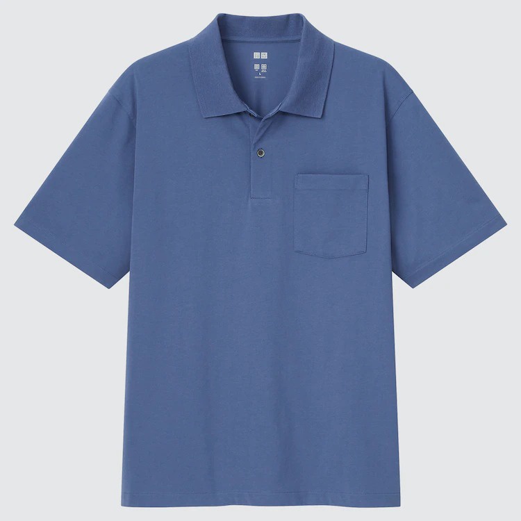 [Auth Uniqlo] Áo Polo Thun Lạnh Airism Tay Ngắn Nam