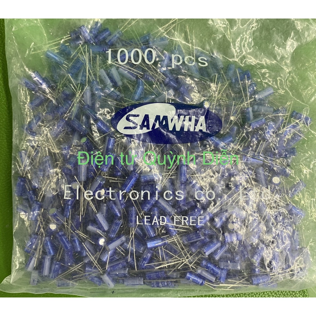 Tụ 1uF 50V Combo 100 Con - linh kiện điện tử QUỲNH DIỄN
