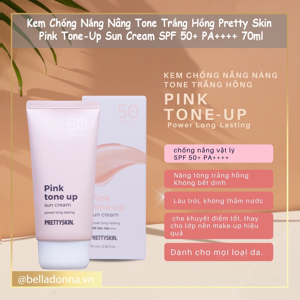 Kem Chống Nắng PrettySkin Sun Cream SPF 50+ PA++++ 70ml