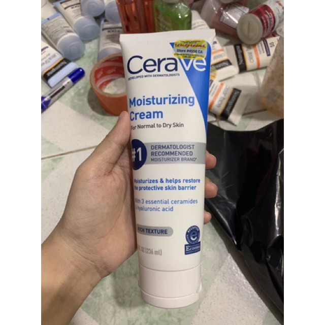 Kem dưỡng giữ ẩm Cerave Moisturizing Cream for Normal to dry Skin 236ml