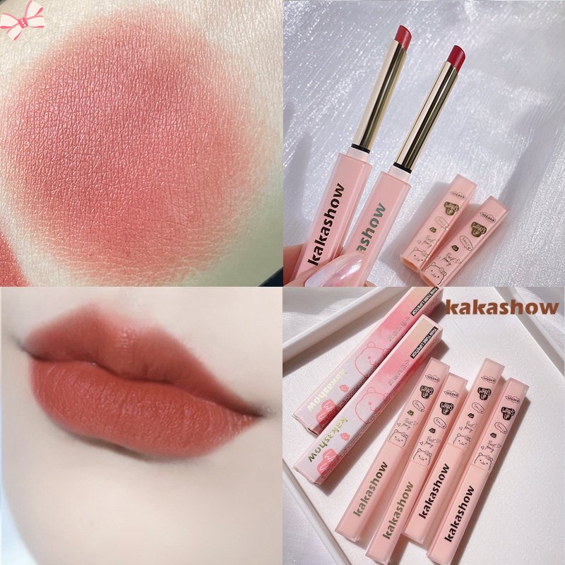 Kakashow Son Môi Màu Nhung Lì Dưỡng Ẩm Không Dễ Phai Thời Trang Thu Đông