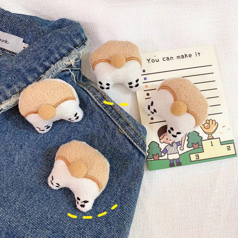 Ghim Cài Áo Hình Mông Cún Hoạt Hình Đáng Yêu