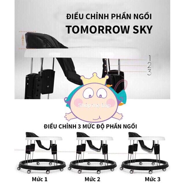 Xe Tròn Nâng Hạ Độ Cao TOMORROW Chính Hãng