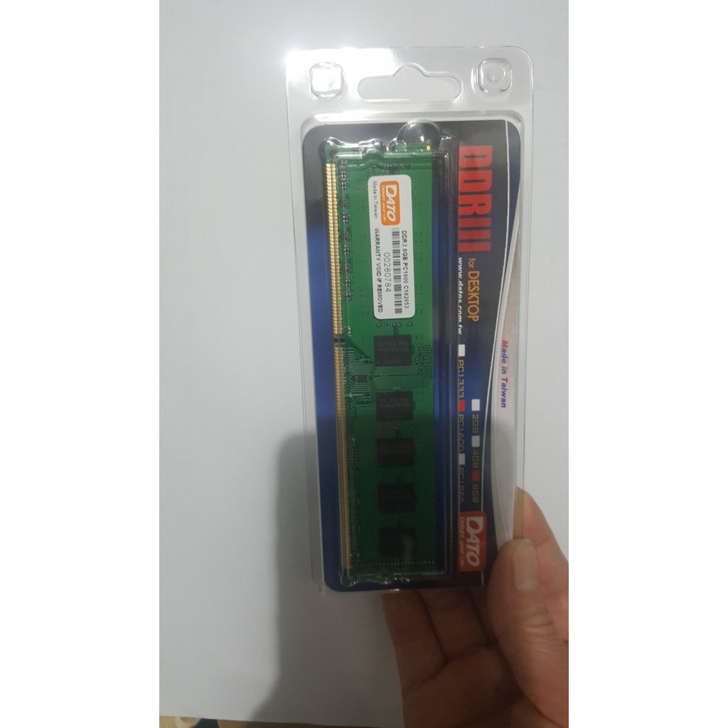 Bộ nhớ trong máy tính để bàn DATO DDR3 2GB 4GB 8GB 1600HZ - Hàng Chính Hãng