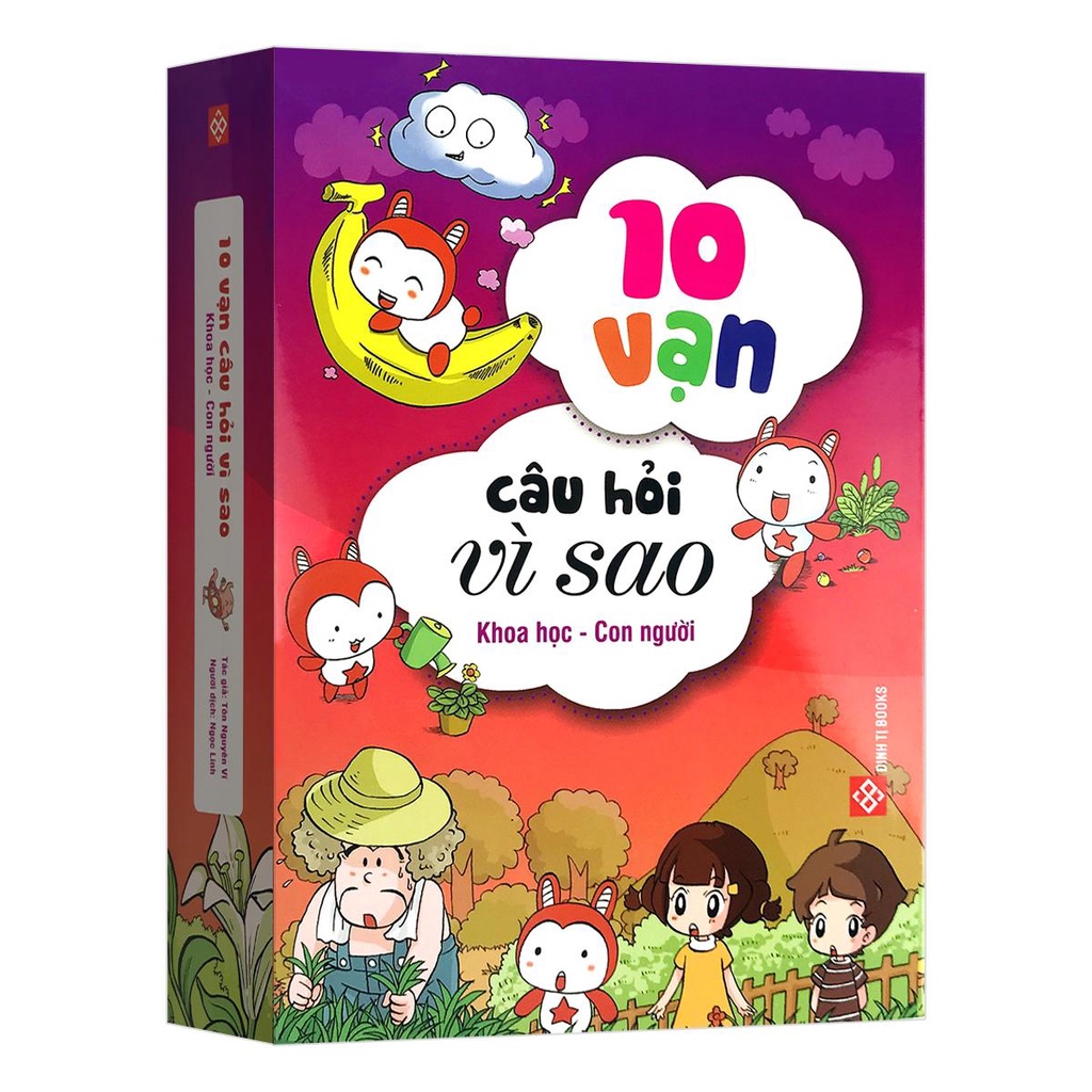 Sách - 10 Vạn câu hỏi vì sao: Động vật, Thực vật, Vũ trụ, Trái đất, Khoa học, Con người... (Combo, lẻ tùy chọn)