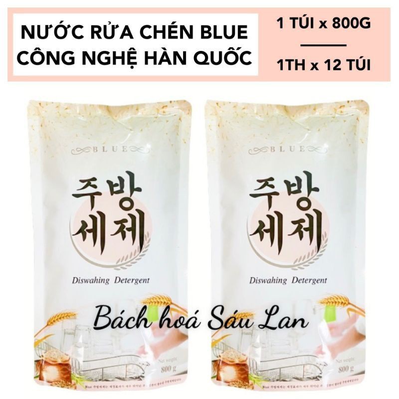 NƯỚC RỬA CHÉN GẠO BLUE 800G