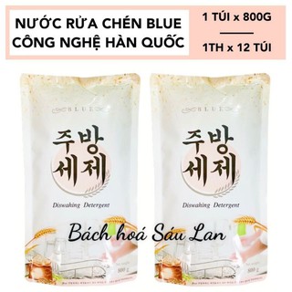 Nước rửa chén gạo blue 800g