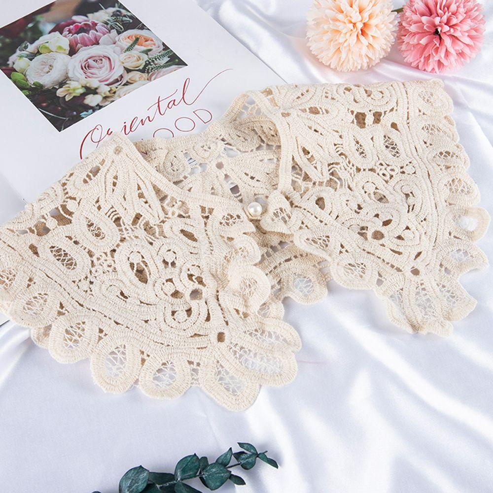 Cổ Áo Giả Đan Móc Dạng Khăn Choàng Thời Trang