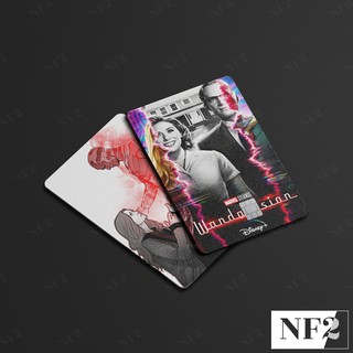 WANDA VISION - Decal Sticker Thẻ ATM (Thẻ Chung Cư, Thẻ Xe, Credit, Debit Cards) Miếng Dán Trang Trí NF2 Cards
