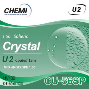Tròng kính Chemi U2 1.56 Phản Quang, UV, Siêu Trơn