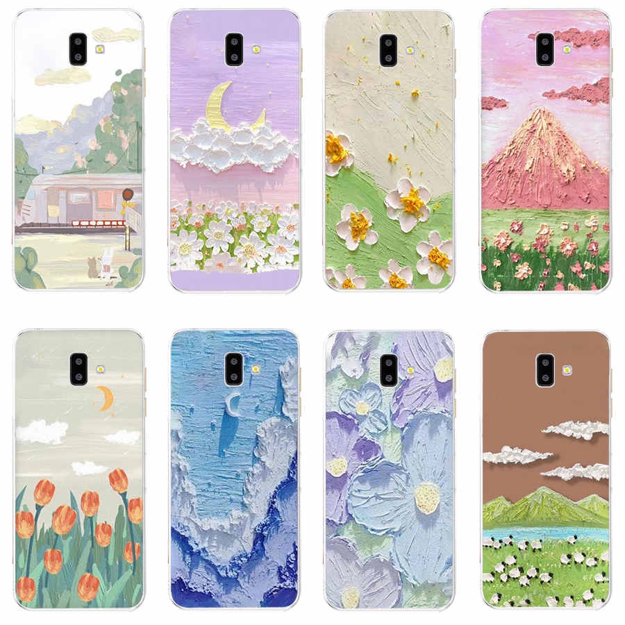 Ốp Điện Thoại TPU Dẻo In Họa Tiết Độc Đáo Thời Trang Cho Samsung Galaxy j6 2018 plus j7 2015 j7 2016 j7 pro 2017