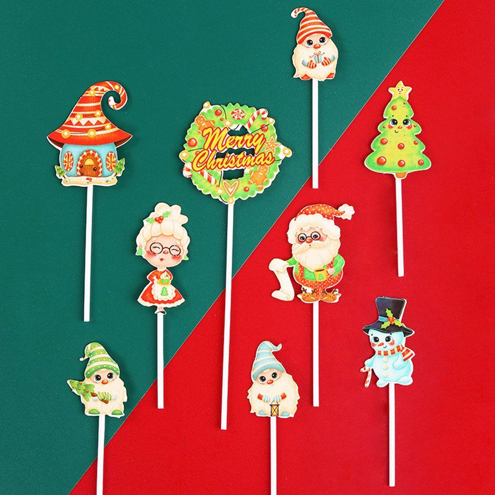 ESPO Que Cắm Trang Trí Bánh Kem Hình Giáng Sinh