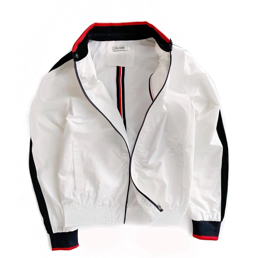 Áo khoác POTIMAN chất liệu dù Cotton phối Polyester cao cấp, thiết kế sang trọng trẻ trung có 4 màu dễ lựa chọn