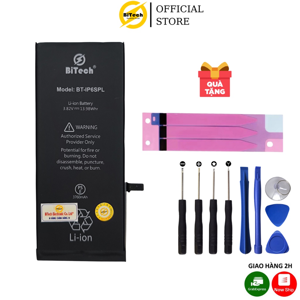 Pin điện thoại dung lượng cao BITECH BT-6SPLUS