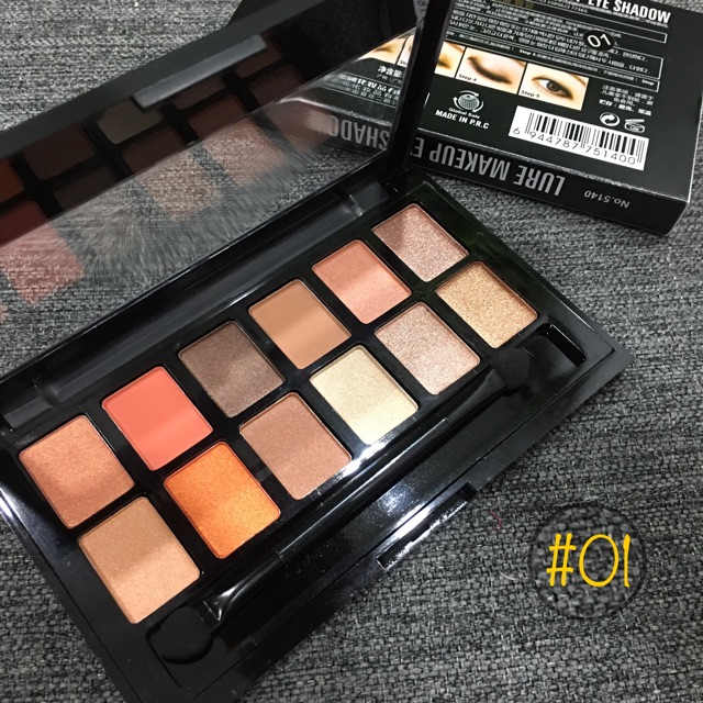 PHẤN MẮT - BẢNG MẮT NOVO 12 MÀU CHÍNH HÃNG