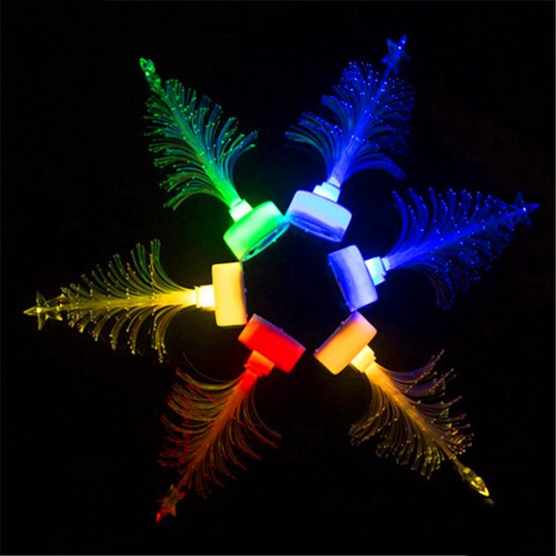 Đèn LED mini đổi màu hình cây thông trang trí nhà cửa giáng sinh