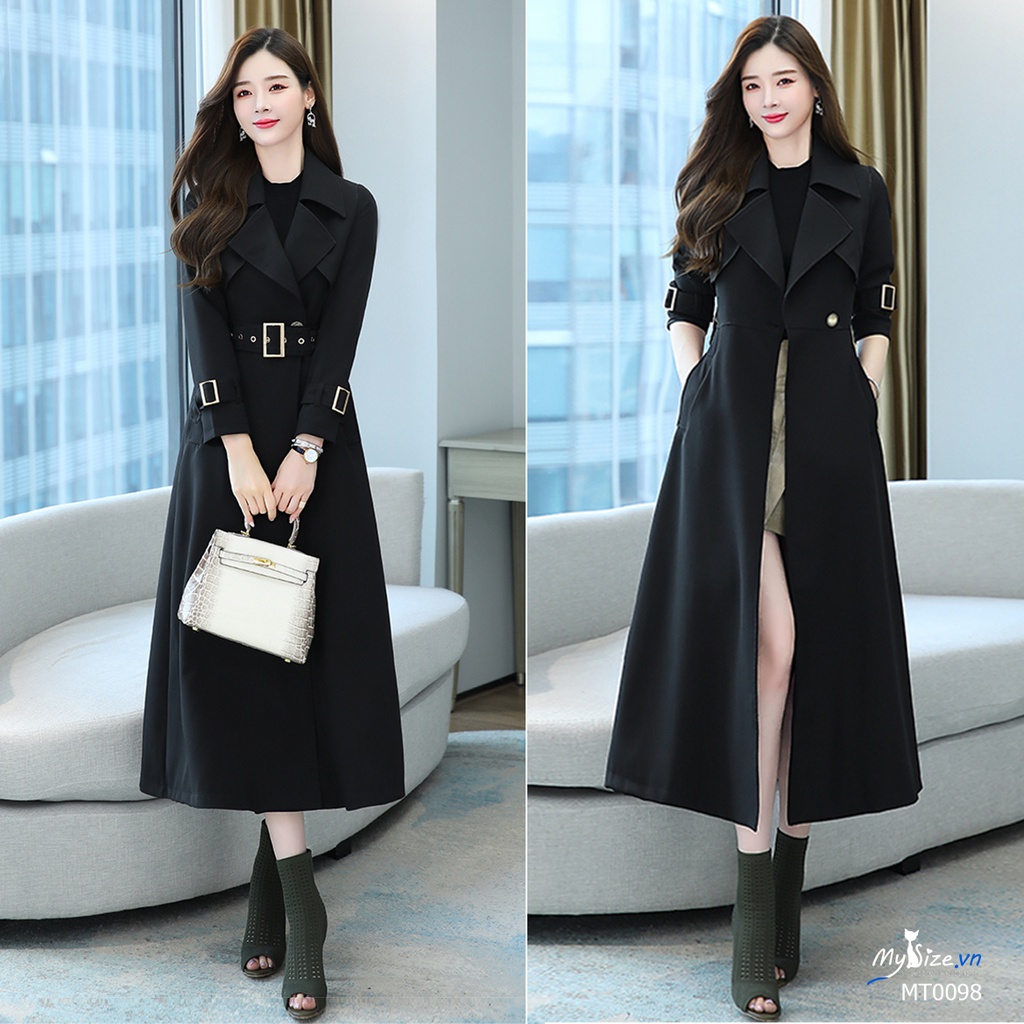 Áo măng tô dáng dài chất liệu Tuyết mưa cao cấp MT0098 - MYSIZE