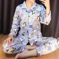 Bộ Pijama thu đông CHẤT THUN COTTON