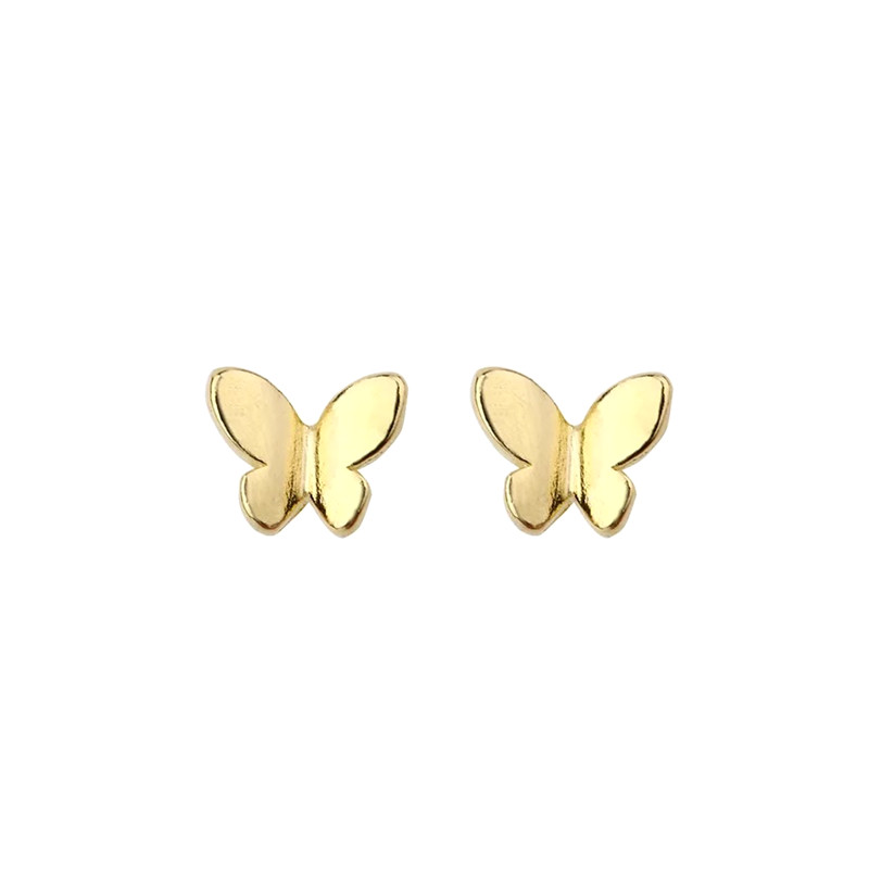 Hoa Tai Con Bướm Cute Butterfly Earrings Korea Simple Gold Stud Earring Ear Studs Women Jewelry Gift